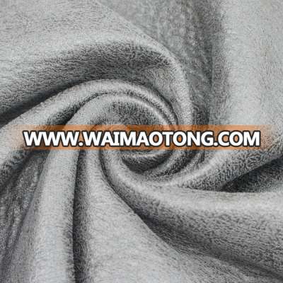 100 polyester suede fabric for sofa/embossed suede sofa fabric/ faux elephant suede fabric